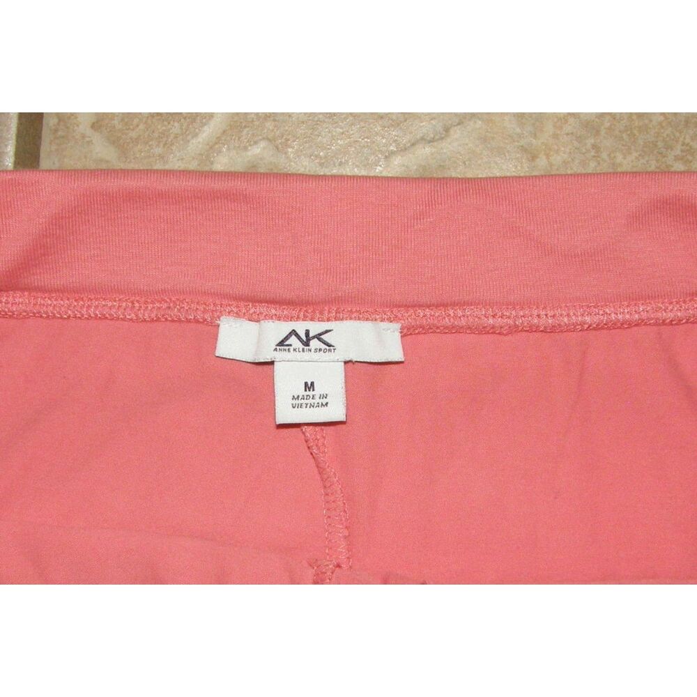 ANNE KLEIN Coral Sz Medium Casual Wear Elastic Waist Soft Stretchy Cotton Skort - Picture 2 of 4